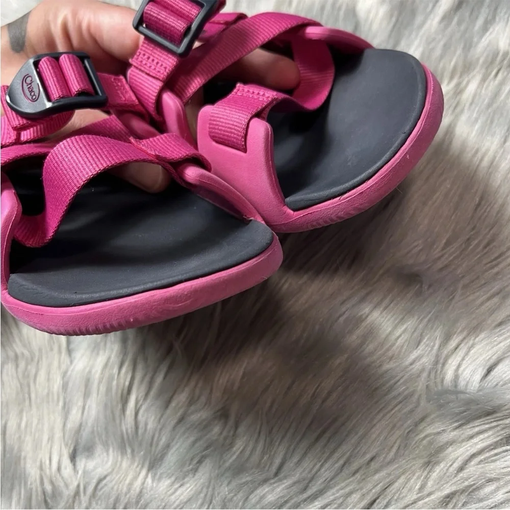 Girls Chaco Pink Slide Sandals Size 3